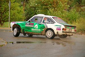 Seamus Burke / Gary McElhinney Ford Escort Mk II on SS20, Sanford Center.