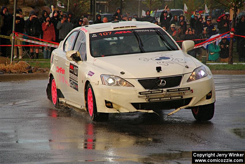 Richo Healey / Michelle Miller Lexus IS350 on SS20, Sanford Center.