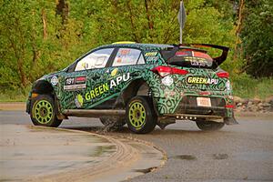 Alastair Scully / Stefan Trajkov Hyundai i20 R5 on SS20, Sanford Center.