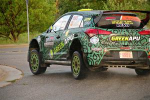 Alastair Scully / Stefan Trajkov Hyundai i20 R5 on SS20, Sanford Center.