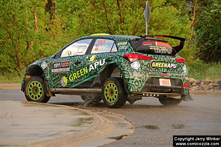 Alastair Scully / Stefan Trajkov Hyundai i20 R5 on SS20, Sanford Center.