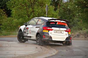 Georgie Megennis / Michael Szewczyk Ford Fiesta Rally3 on SS20, Sanford Center.