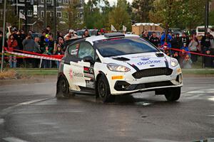 Georgie Megennis / Michael Szewczyk Ford Fiesta Rally3 on SS20, Sanford Center.
