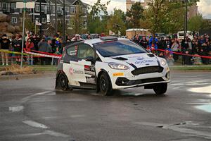 Georgie Megennis / Michael Szewczyk Ford Fiesta Rally3 on SS20, Sanford Center.