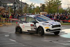 Georgie Megennis / Michael Szewczyk Ford Fiesta Rally3 on SS20, Sanford Center.