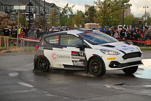 Georgie Megennis / Michael Szewczyk Ford Fiesta Rally3 on SS20, Sanford Center.