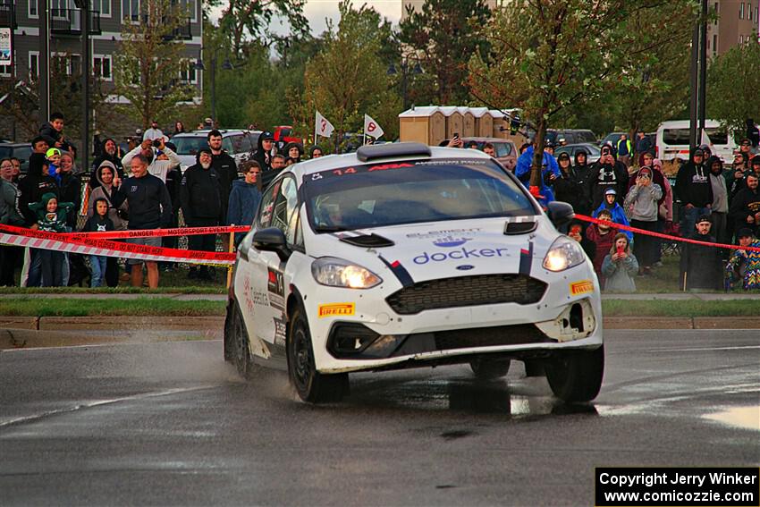 Georgie Megennis / Michael Szewczyk Ford Fiesta Rally3 on SS20, Sanford Center.