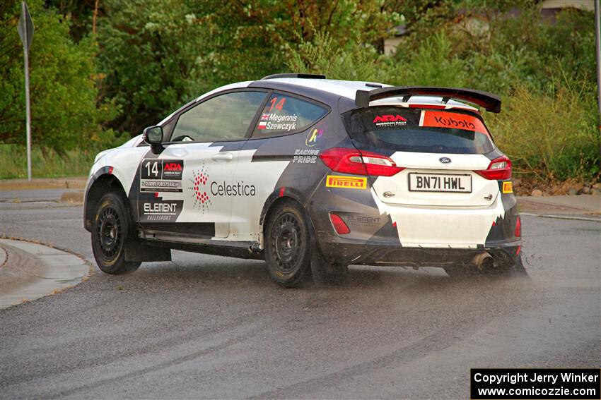Georgie Megennis / Michael Szewczyk Ford Fiesta Rally3 on SS20, Sanford Center.
