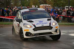 Georgie Megennis / Michael Szewczyk Ford Fiesta Rally3 on SS20, Sanford Center.
