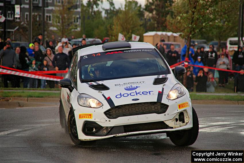 Georgie Megennis / Michael Szewczyk Ford Fiesta Rally3 on SS20, Sanford Center.
