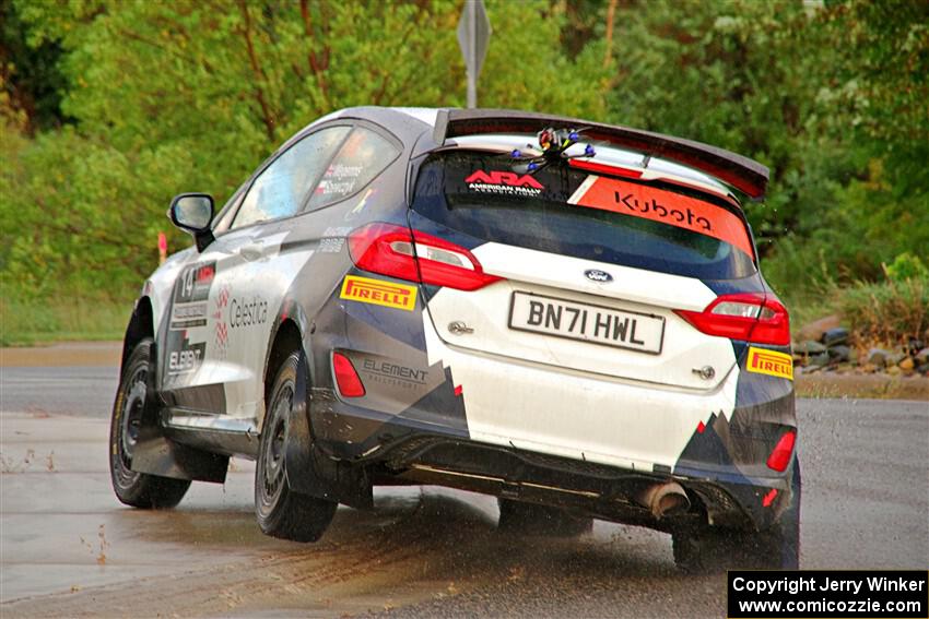 Georgie Megennis / Michael Szewczyk Ford Fiesta Rally3 on SS20, Sanford Center.