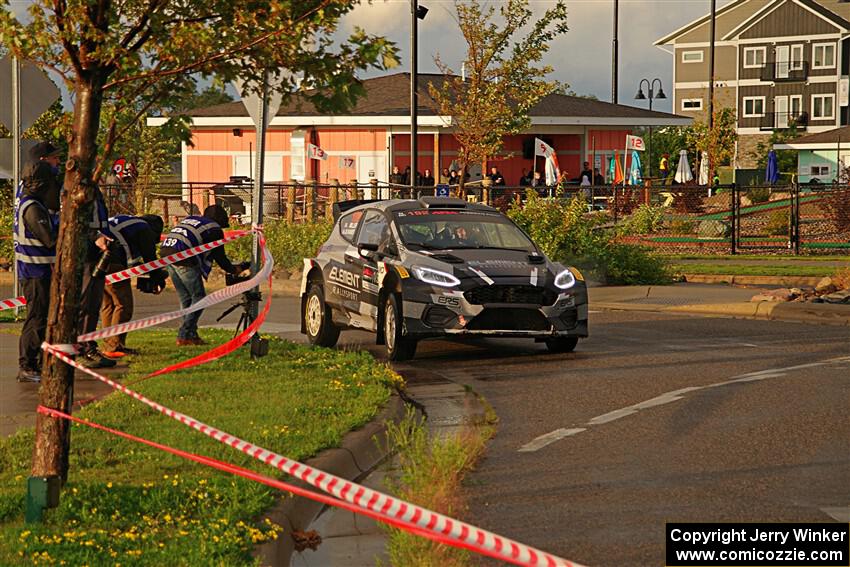 Javier Olivares / K.J. Miller Ford Fiesta Rally2 on SS20, Sanford Center.