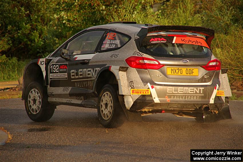 Javier Olivares / K.J. Miller Ford Fiesta Rally2 on SS20, Sanford Center.