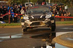 Javier Olivares / K.J. Miller Ford Fiesta Rally2 on SS20, Sanford Center.