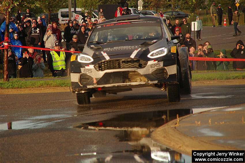 Javier Olivares / K.J. Miller Ford Fiesta Rally2 on SS20, Sanford Center.