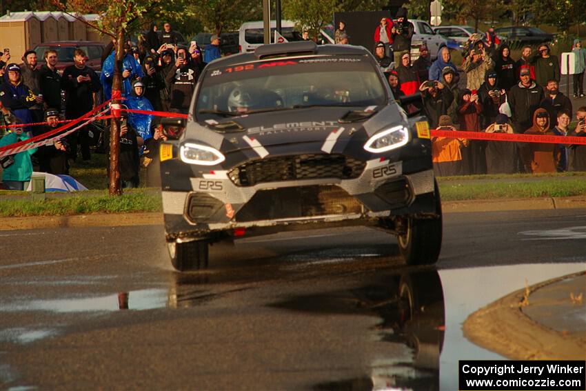 Javier Olivares / K.J. Miller Ford Fiesta Rally2 on SS20, Sanford Center.