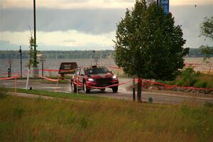 Conner Martell / Alex Gelsomino Skoda Fabia RS Rally2 on SS20, Sanford Center.