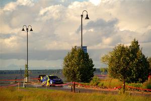 Brandon Semenuk / Keaton Williams Subaru WRX ARA25 on SS20, Sanford Center.