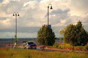 Brandon Semenuk / Keaton Williams Subaru WRX ARA25 on SS20, Sanford Center.
