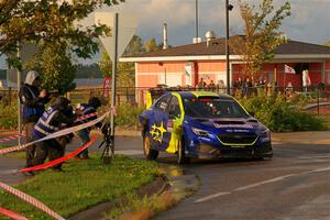 Brandon Semenuk / Keaton Williams Subaru WRX ARA25 on SS20, Sanford Center.
