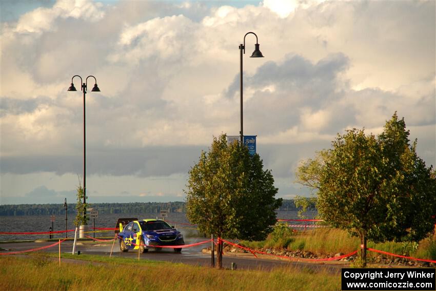 Brandon Semenuk / Keaton Williams Subaru WRX ARA25 on SS20, Sanford Center.
