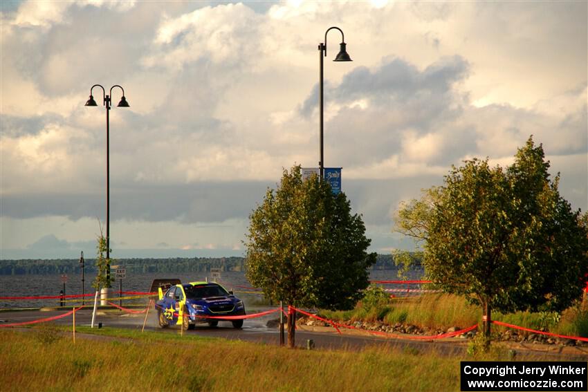 Brandon Semenuk / Keaton Williams Subaru WRX ARA25 on SS20, Sanford Center.