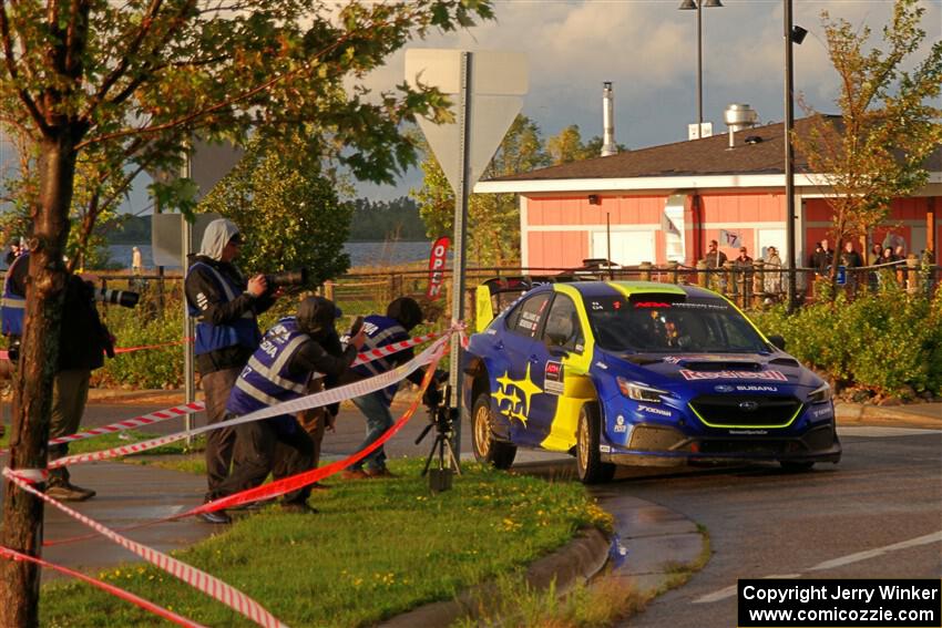 Brandon Semenuk / Keaton Williams Subaru WRX ARA25 on SS20, Sanford Center.