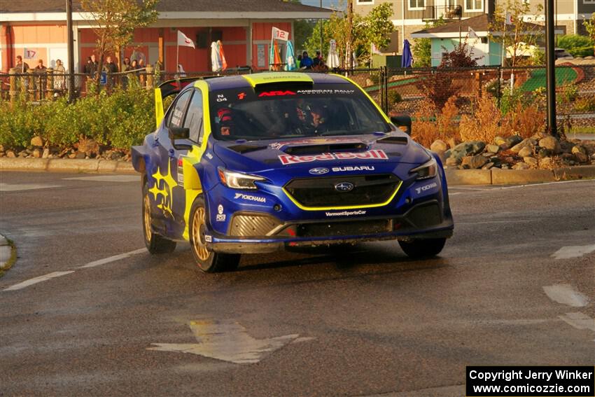 Brandon Semenuk / Keaton Williams Subaru WRX ARA25 on SS20, Sanford Center.