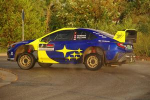 Brandon Semenuk / Keaton Williams Subaru WRX ARA25 on SS20, Sanford Center.