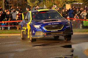 Brandon Semenuk / Keaton Williams Subaru WRX ARA25 on SS20, Sanford Center.