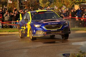 Brandon Semenuk / Keaton Williams Subaru WRX ARA25 on SS20, Sanford Center.