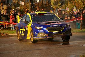 Brandon Semenuk / Keaton Williams Subaru WRX ARA25 on SS20, Sanford Center.