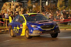 Brandon Semenuk / Keaton Williams Subaru WRX ARA25 on SS20, Sanford Center.