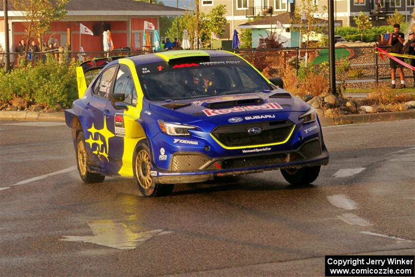Brandon Semenuk / Keaton Williams Subaru WRX ARA25 on SS20, Sanford Center.