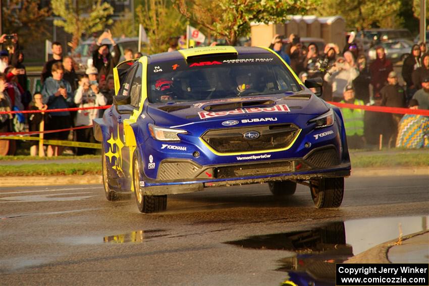 Brandon Semenuk / Keaton Williams Subaru WRX ARA25 on SS20, Sanford Center.