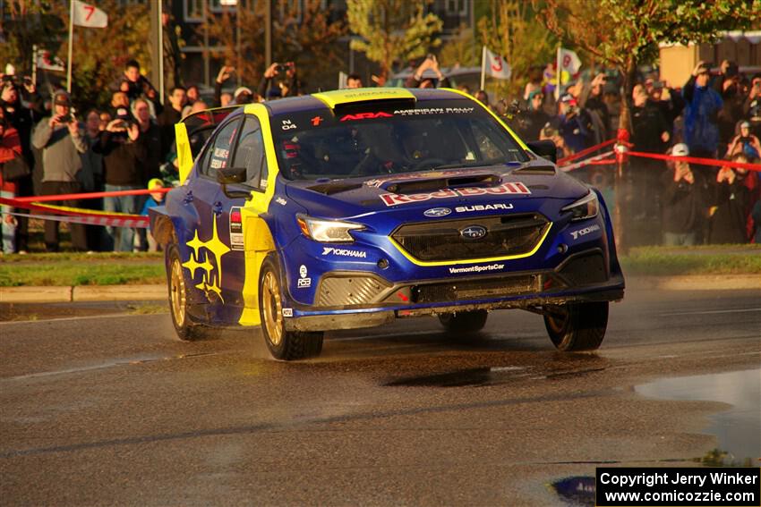 Brandon Semenuk / Keaton Williams Subaru WRX ARA25 on SS20, Sanford Center.