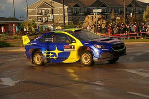 Brandon Semenuk / Keaton Williams Subaru WRX ARA25 on SS20, Sanford Center.