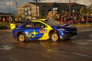Brandon Semenuk / Keaton Williams Subaru WRX ARA25 on SS20, Sanford Center.