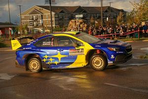 Brandon Semenuk / Keaton Williams Subaru WRX ARA25 on SS20, Sanford Center.