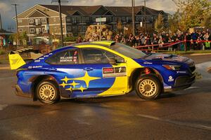 Brandon Semenuk / Keaton Williams Subaru WRX ARA25 on SS20, Sanford Center.