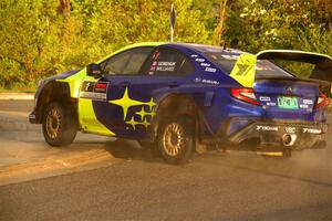 Brandon Semenuk / Keaton Williams Subaru WRX ARA25 on SS20, Sanford Center.