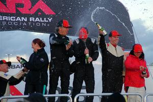 L4WD Regional podium of the 2025 Lake Superior Performance Rally