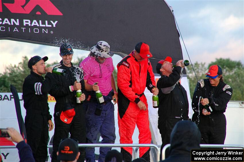 NA4WD Regional podium of the 2025 Lake Superior Performance Rally