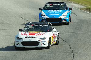 Dante Tornello's and Michael Staab's Mazda MX-5 Cups