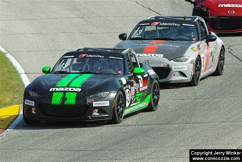 Joey Atanasio's and Jenson Altzman's Mazda MX-5 Cups