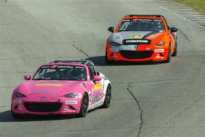 Chris Nunes' and Maximilian Opalski's Mazda MX-5 Cups