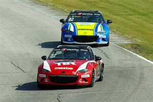 Laura Hayes' and Woody Heimann's Mazda MX-5 Cups