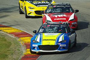 Woody Heimann's and Laura Hayes' Mazda MX-5 Cups