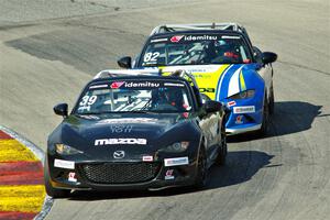John Jodoin's and Woody Heimann's Mazda MX-5 Cups
