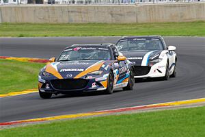 Hanna Zellers' and Bryan Heitman's Mazda MX-5 Cups
